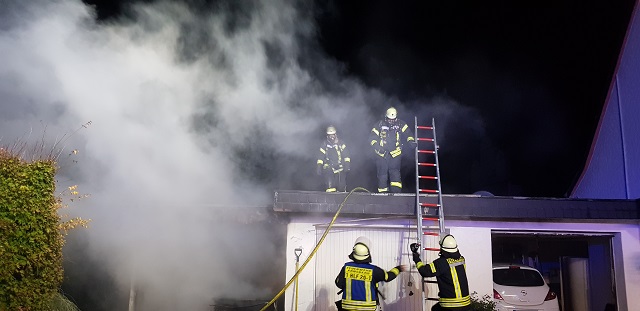 Carportbrand in Obereimer!